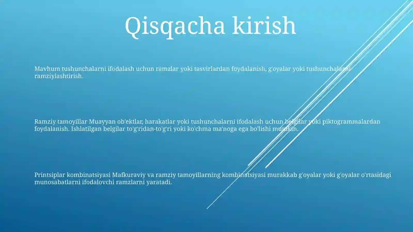 Ideografik Yoki Simbolik Prinsep 2