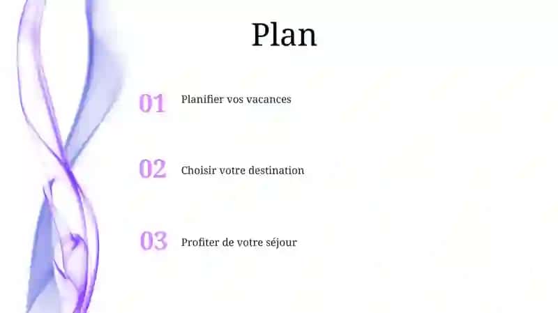 Les vacances 2