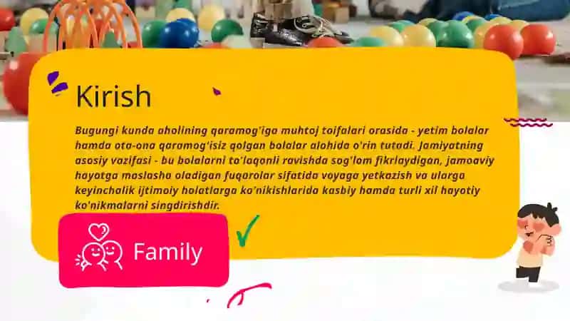Ota-ona qaramogʻisiz qolgan bolalarni ijtimoiy himoya qilish tizimini takomillashtirish 2