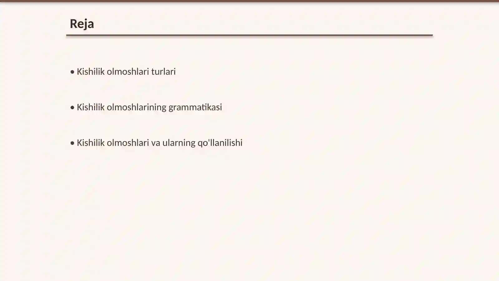 Arab tilida kishilik olmoshlari 2