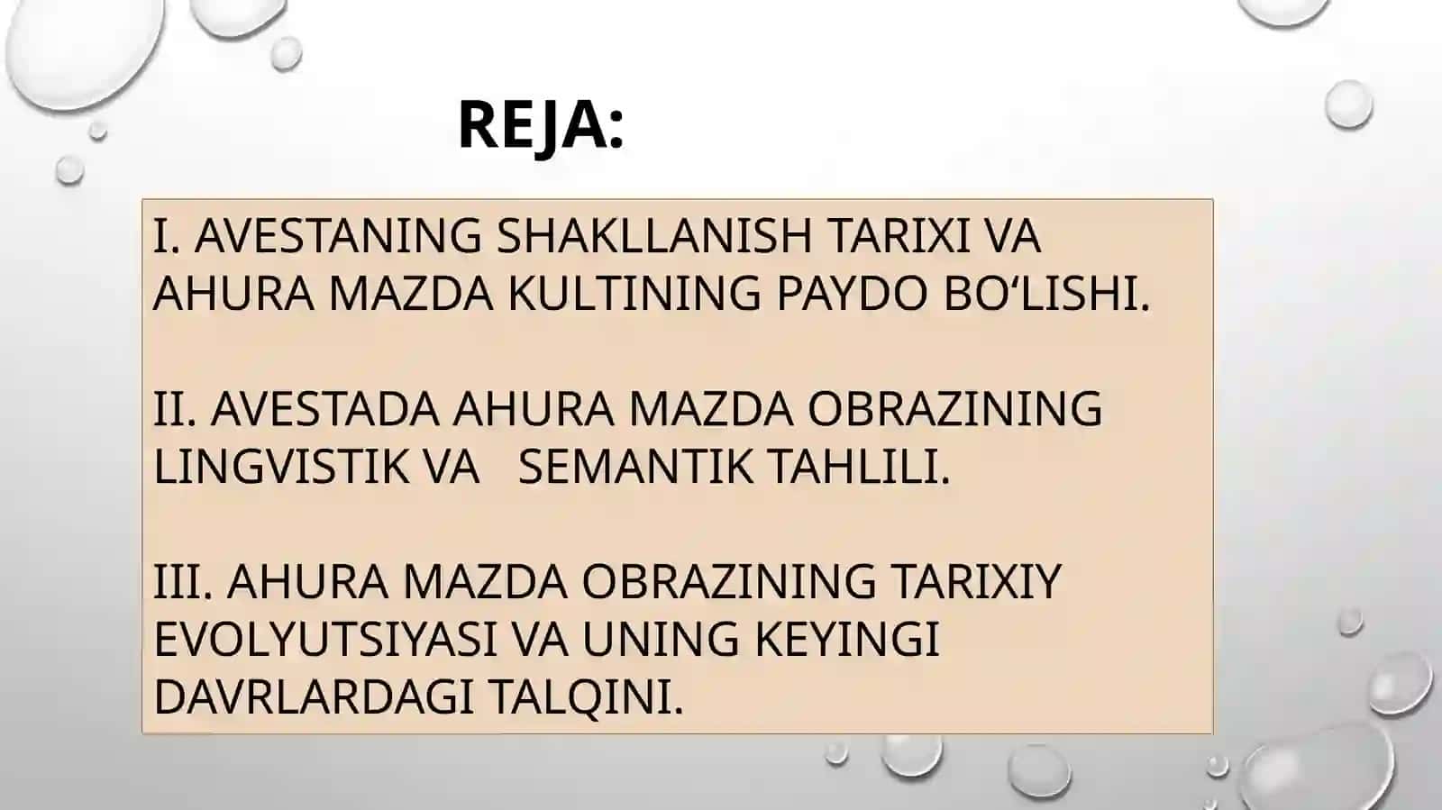 AveStoda Ahura Mazda Obrazining Ifidalanishi va Uning Tadrijiy Evalutsiyasi 2