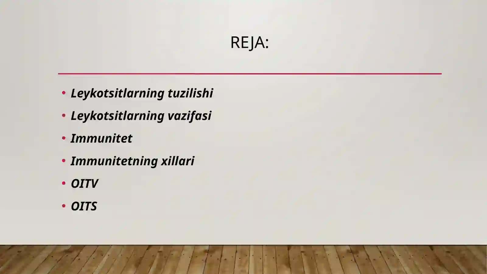 LEYKOSITLAR FIZIOLOGIYASI 2