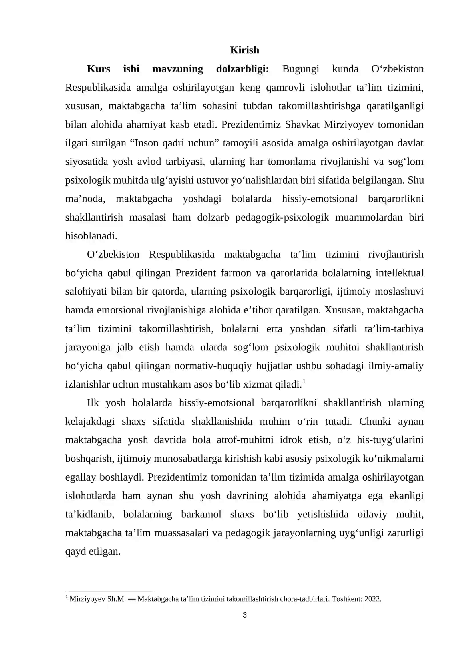 Ilk yosh bolalarda hissiy emotsional barqarorlikni shakllantirish 2
