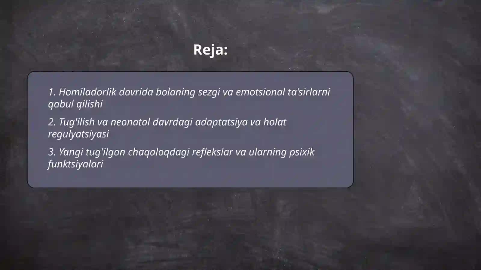 Ontogenezning ilk bosqichlarida insonning psixik rivojlanishiga xos xususiyatlar 2