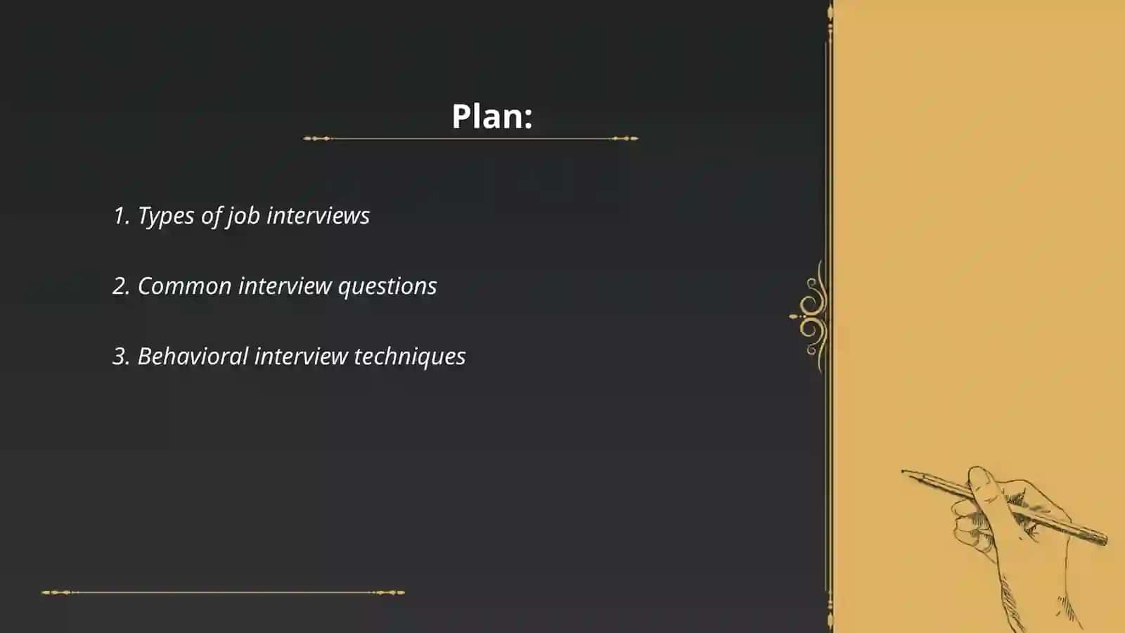 Job Interview Techniques 2