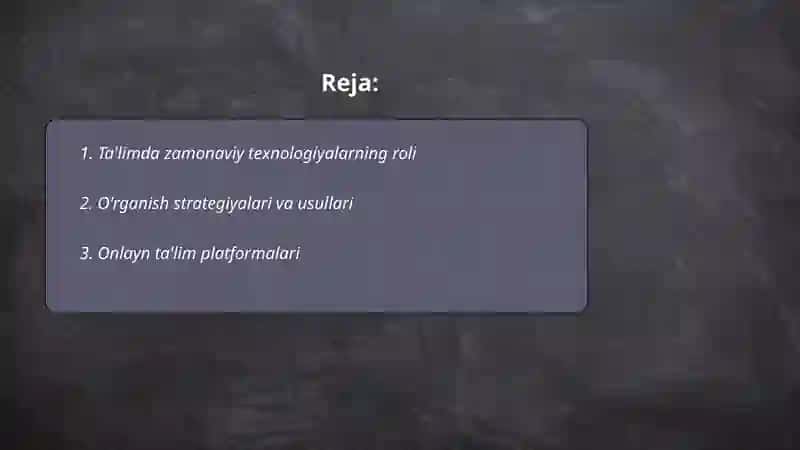 Ta'lim jarayonida vedio konferentsiyalar 2