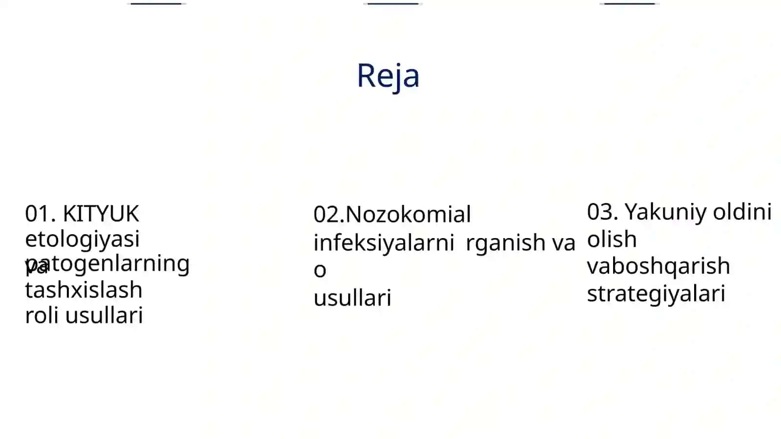 Opportunistik kasalxona ichida tarqaluvchi yuqumli kasalliklar qo'zg'atuvchilari 2