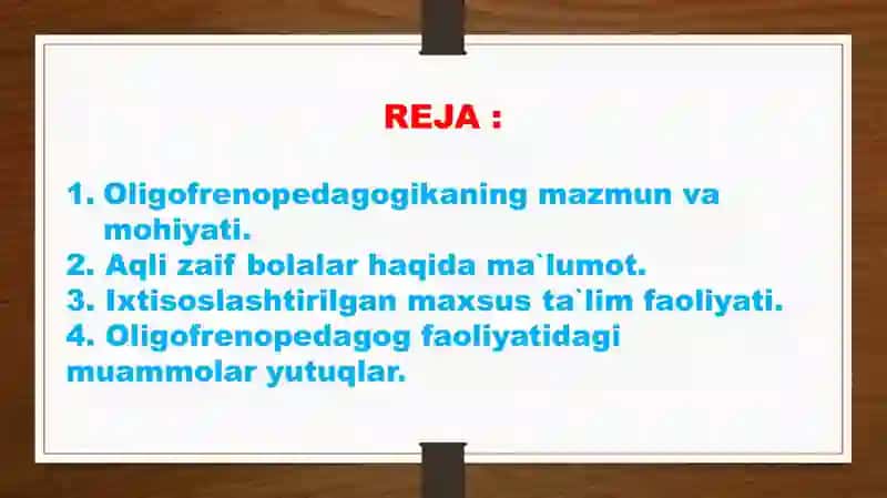 Ixtisoslashtirilgan yordamchi maktablarda oligofrenopedagog faoliyatidagi muammolar va yutuqlar 2