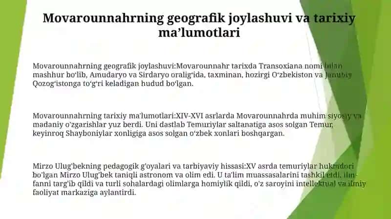 Xiv-Xvi Asrlarda Movarounnahrda Ta’Lim-Tarbiya Va Pedagogik Fikrlar 2