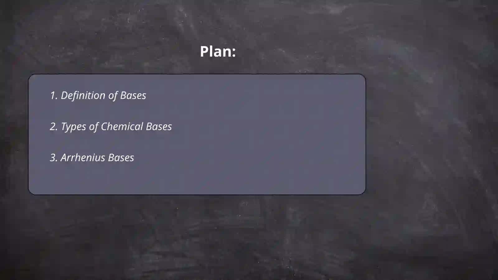 Types of Bases 2