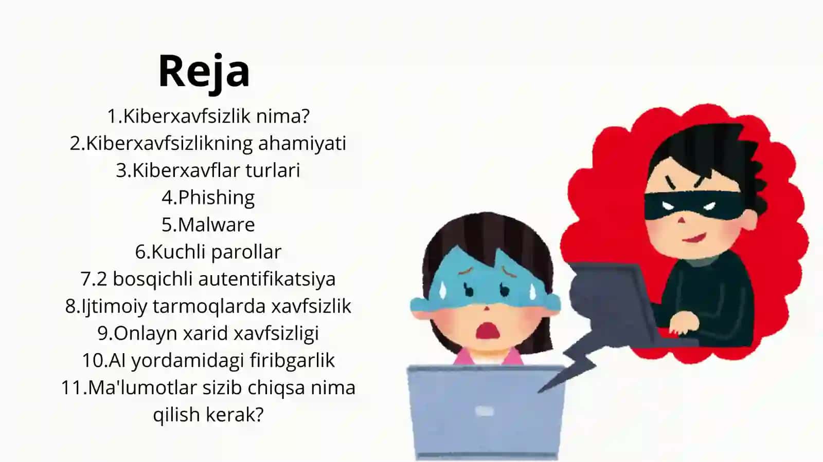 Kiberxavfsizlik asoslari | Shaxsiy ma'lumotlarni himoya qilish va onlayn firibgarliklardan saqlanish 2