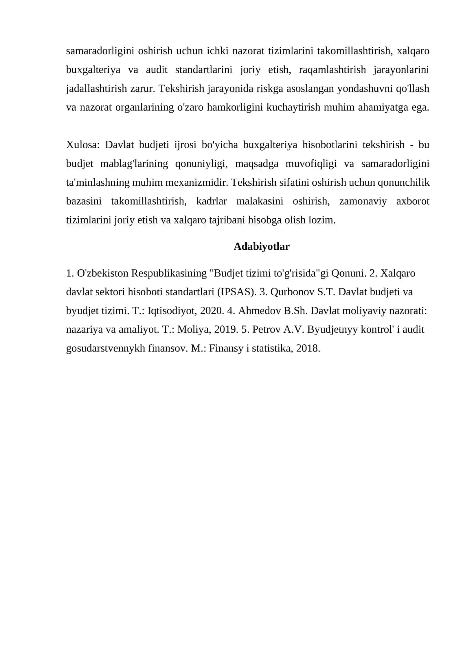 Davlat budjeti iqtisodiyotning asosiy boshqaruv vositasidir 2