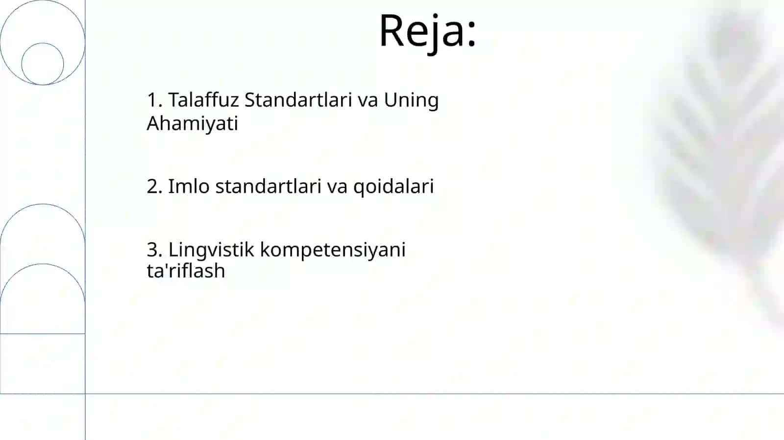 Lingvistik kompetentsiya. Nutqning talaffuz va imlo me’yorlari 2