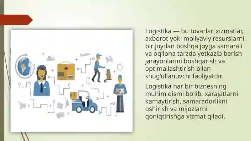 Logistikaning mohiyati va maqsadlari 2