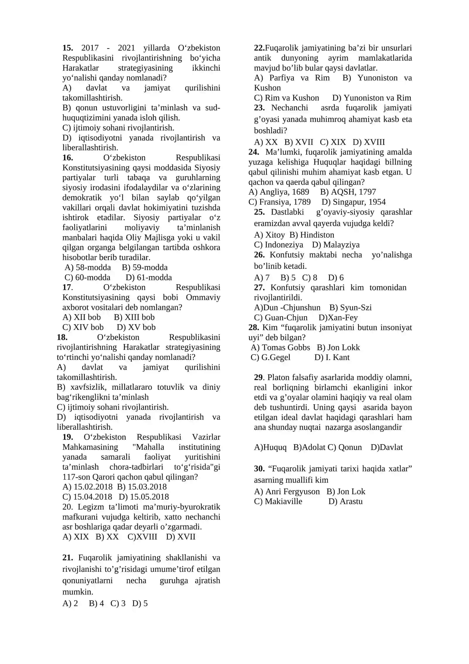 Fuqarolik jamiyati va huquqiy davlat tushunchasi 2