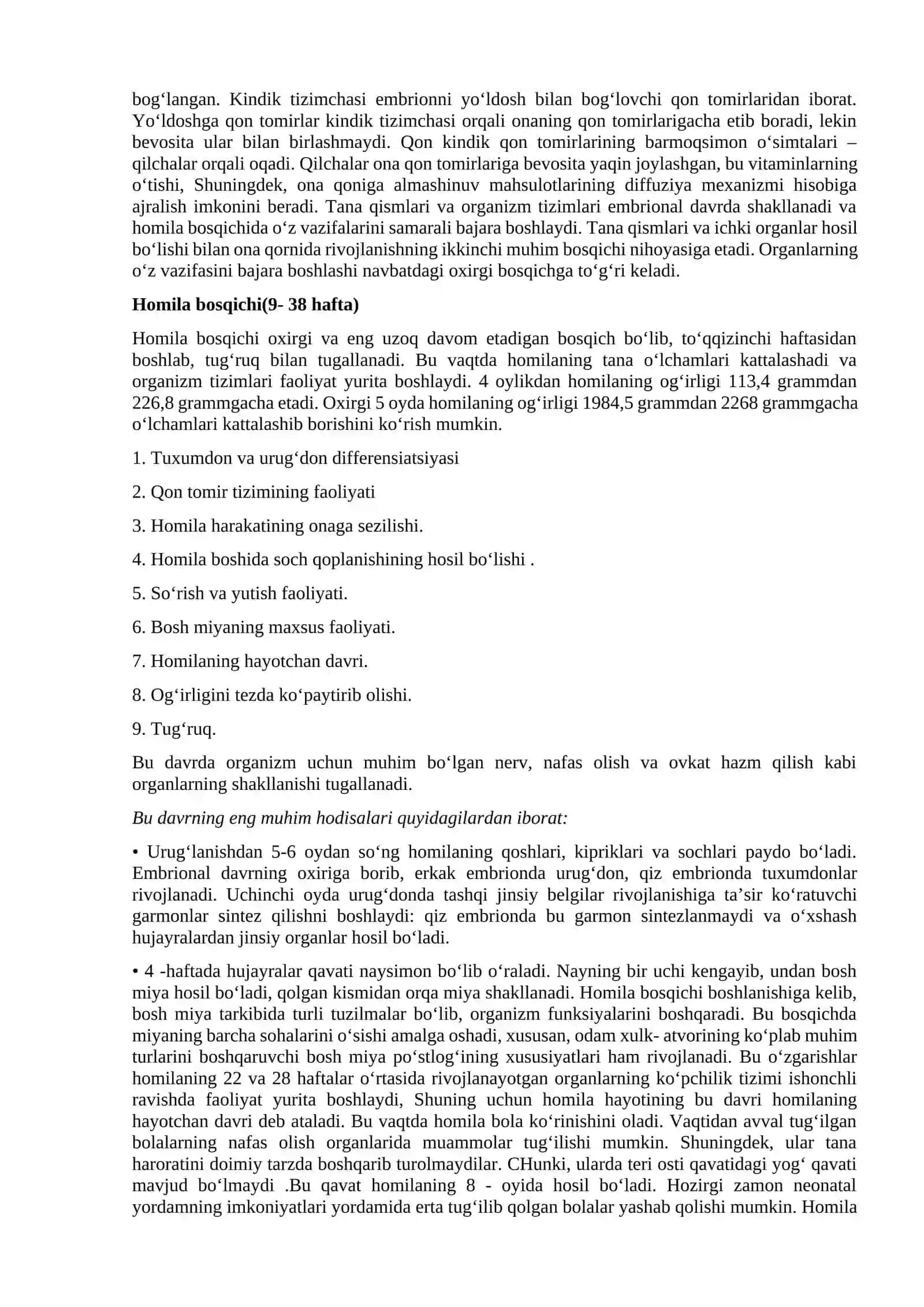 Ontogenezning ilk bosqichlarida insonning psixik rivojlanishiga xos xususiyatlar (2s) 2