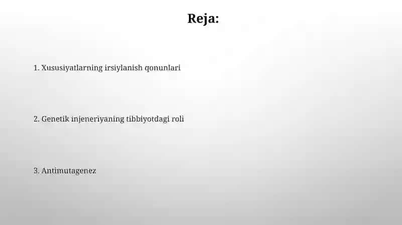 Xususiyatlarning irsiylanish qonunlari 2