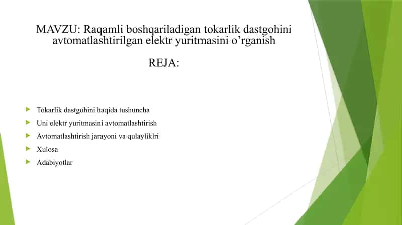 Avtomatlashtirilgan elektr yuritmasi 2