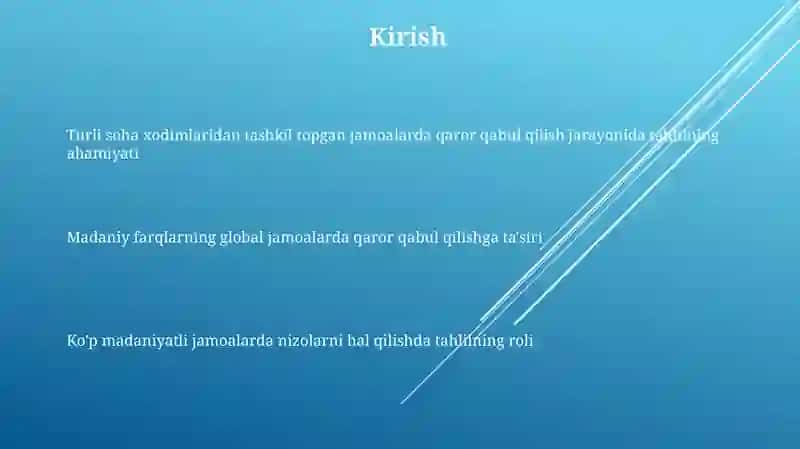 Turli Mulkchilik Shaklidagi Xo’Jalik Yurituvchi Sub’Ektlarda Boshqaruv Qarorlari Qabul Qilishda Tahlilning Ahamiyati 2