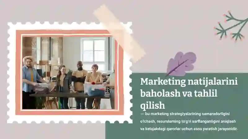 Marketing natijalarini baholash va tahlil qilish usullari 2
