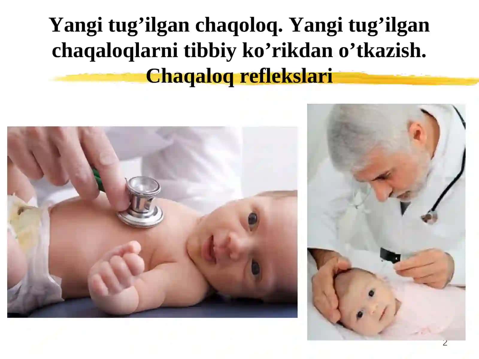 Neonatologiya va Neonatal davr 2