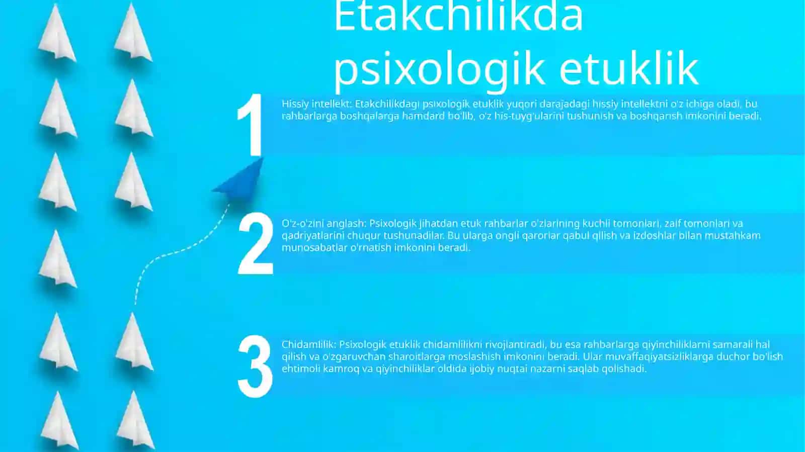 BoʻLajak Rahbar Kadrlarning Kasbiy Faoliyatida Psixologik Yetuklikning OʻRni 2