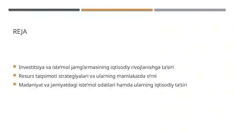 Investitsiya va iste’mol jamg’armasi 2