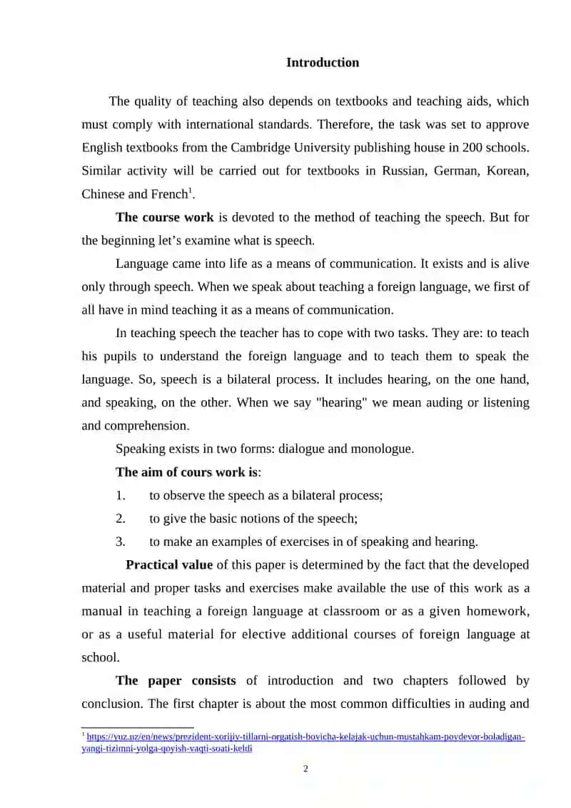 Teaching Speech Methodology 2