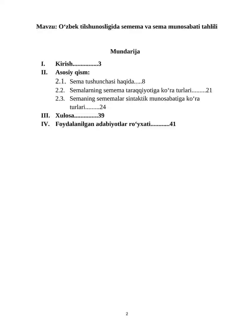 O‘zbek tilshunosligida semema va sema munosabati tahlili 2