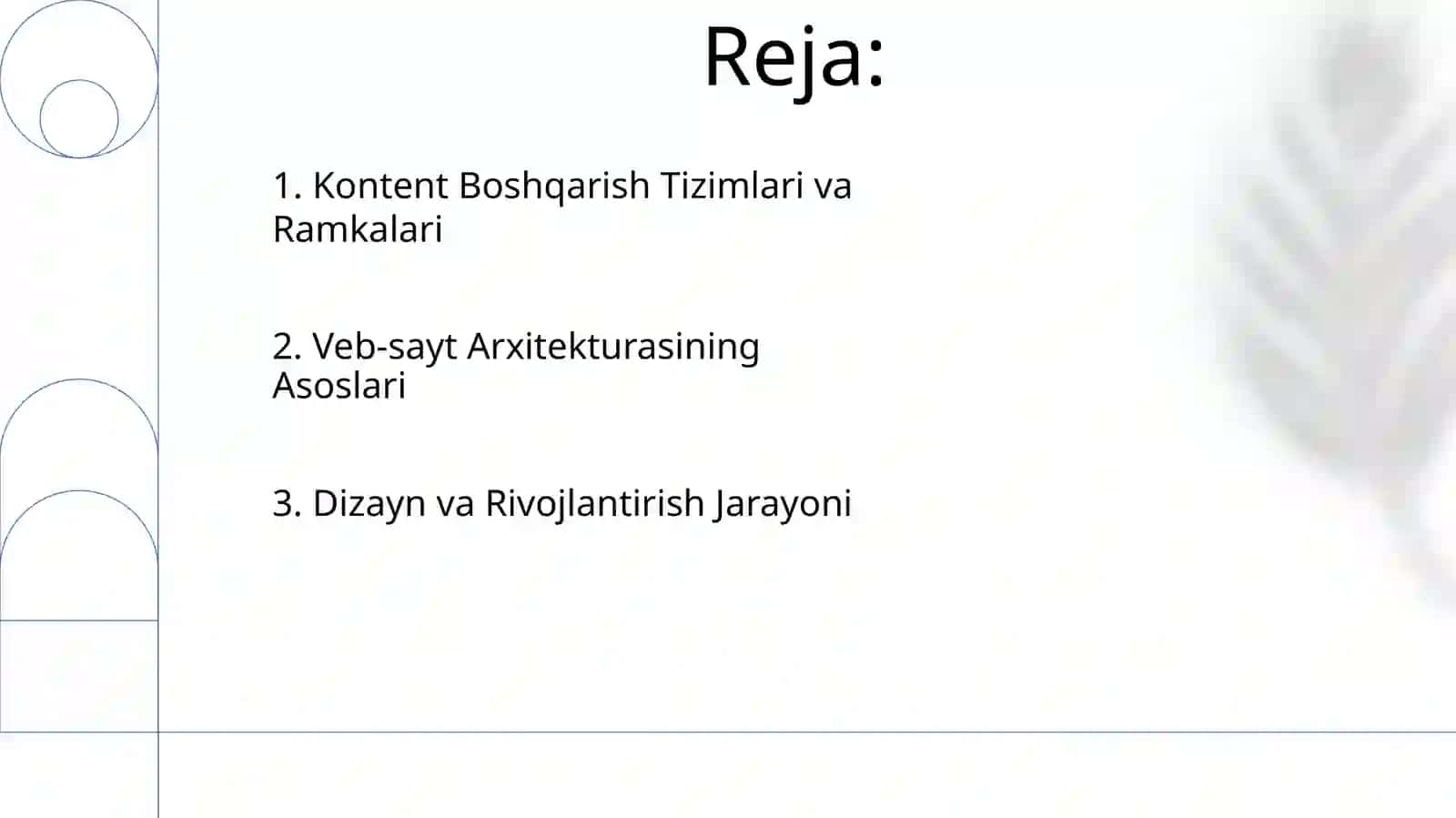 Veb sahifaning tuzilishi va yaratish imkoniyatlari, asosiy tushunchalari 2