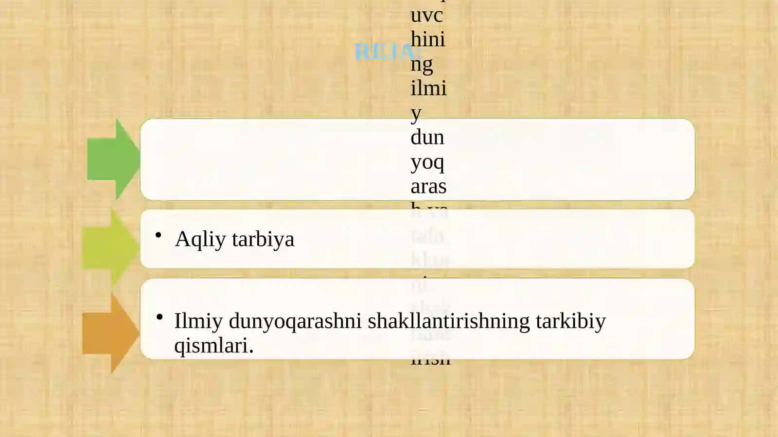 O’Quvchining ilmiy dunyo qarashini shakllantirish 2