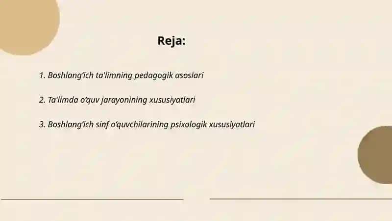 Boshlangich talim pedagogikasining umumiy asoslari 2