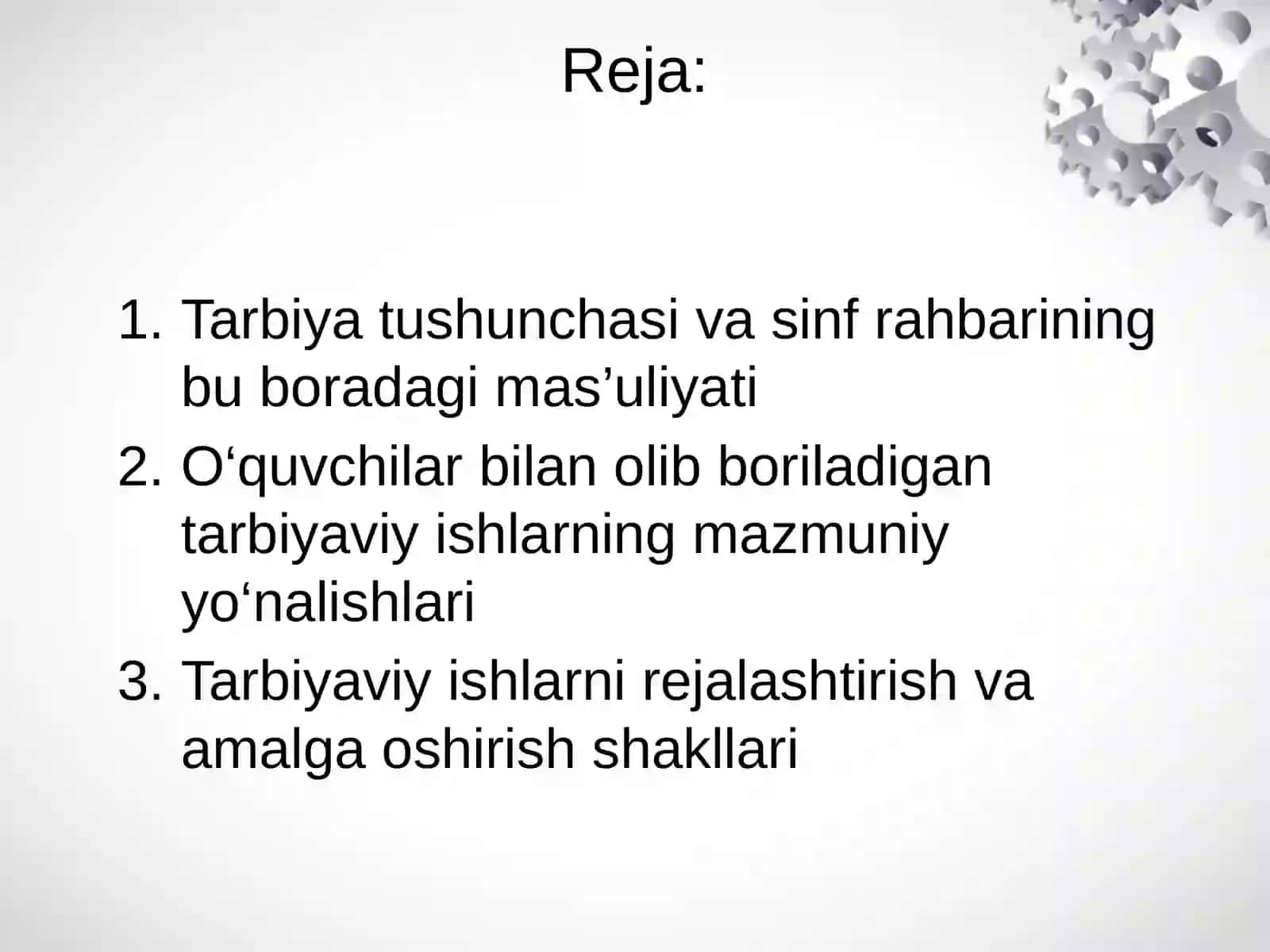 Boshlang`ich sinf rahbarining o‘quvchilar bilan olib boriladigan tarbiyaviy ishlarining asosiy mazmuni va shakli 2