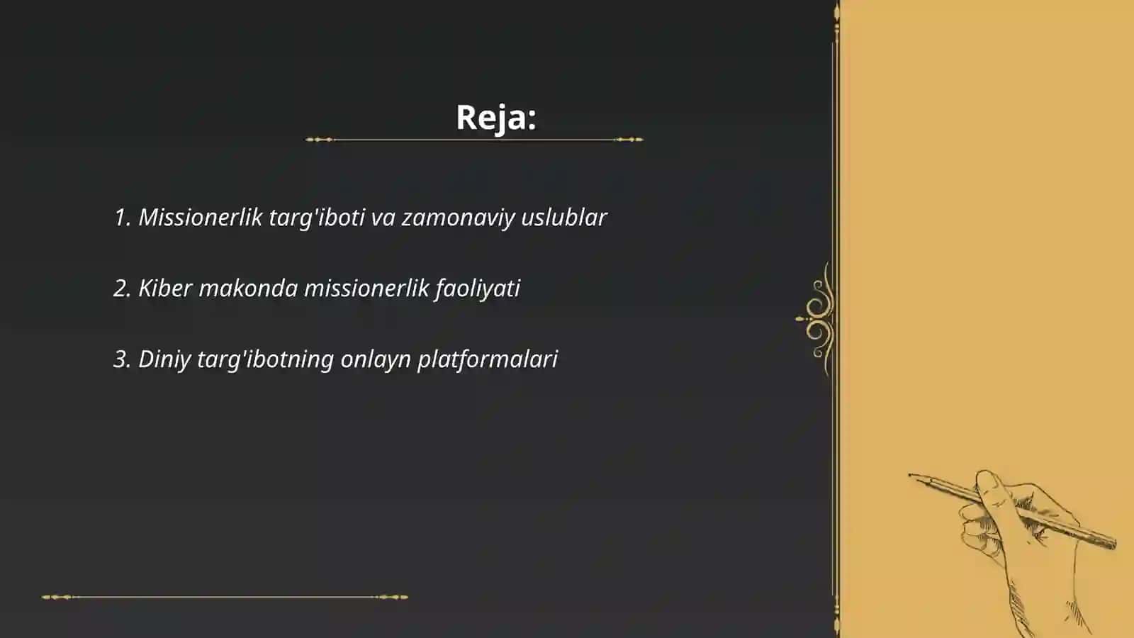 Missionerlik targ`ibotida uslub va vositalarning zamonaviylashuvi: kiber makonda mafkuraviy tahdidlar 2