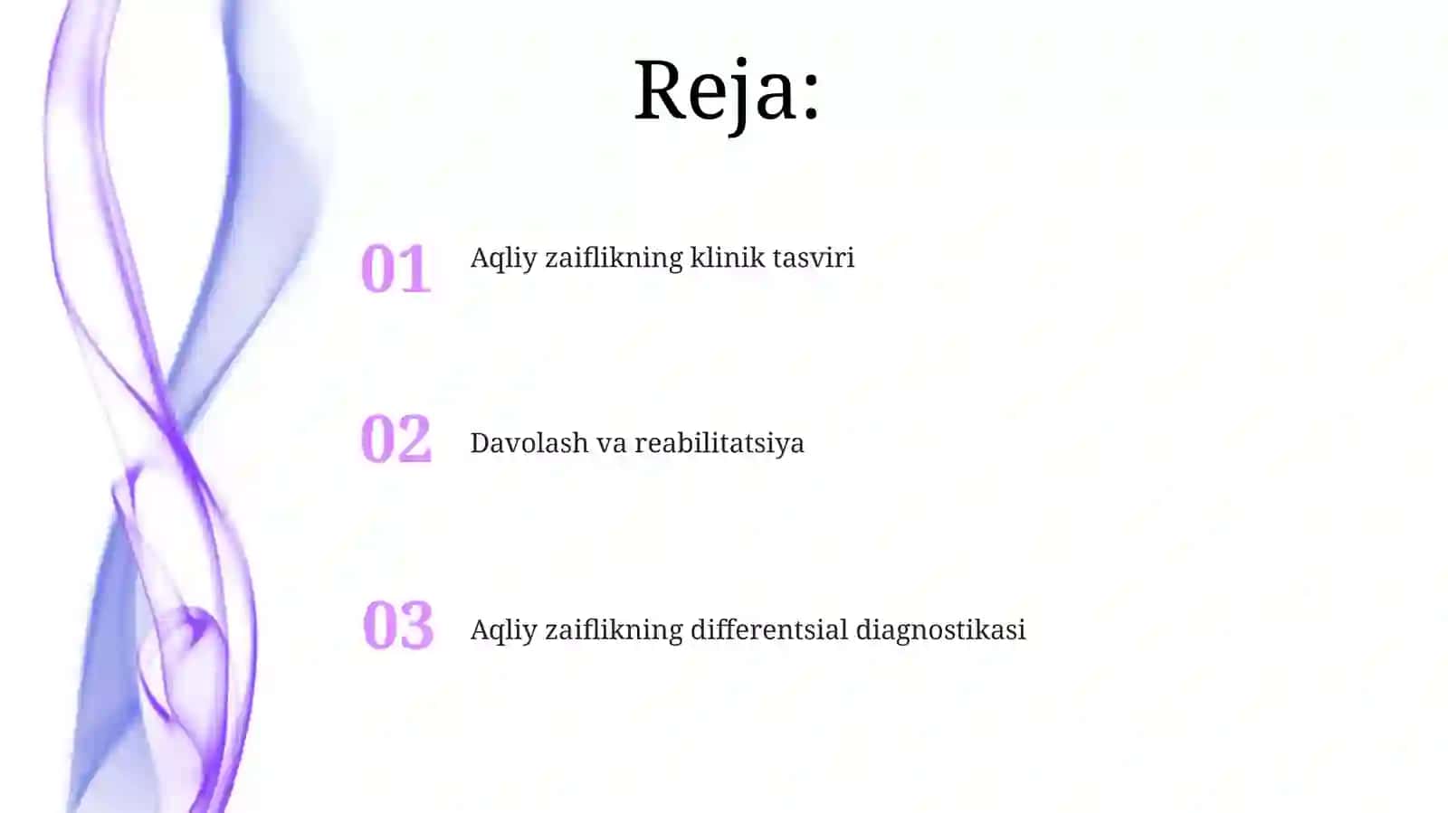Aqlizaiflikning kliniktavsifivadifferensialdiagnostikasi 2