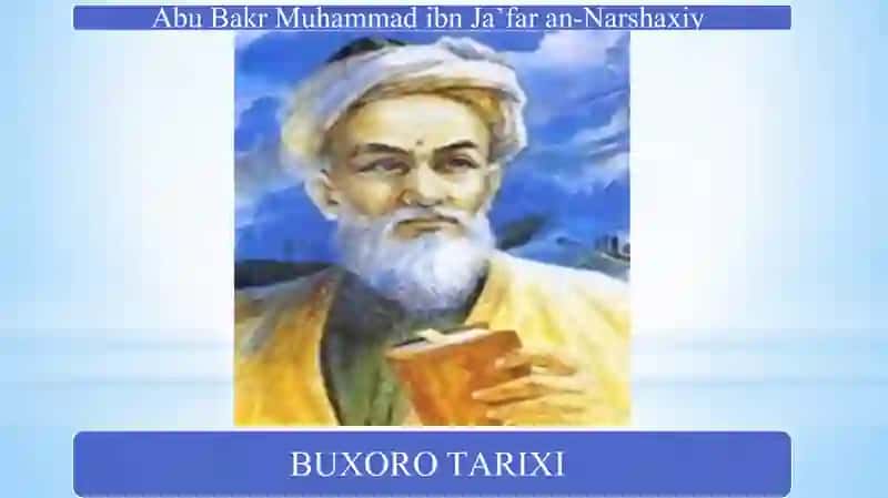 Narshaxiyning Buxoro tarixi asaridan Tarixiy geografiyaga oid 2
