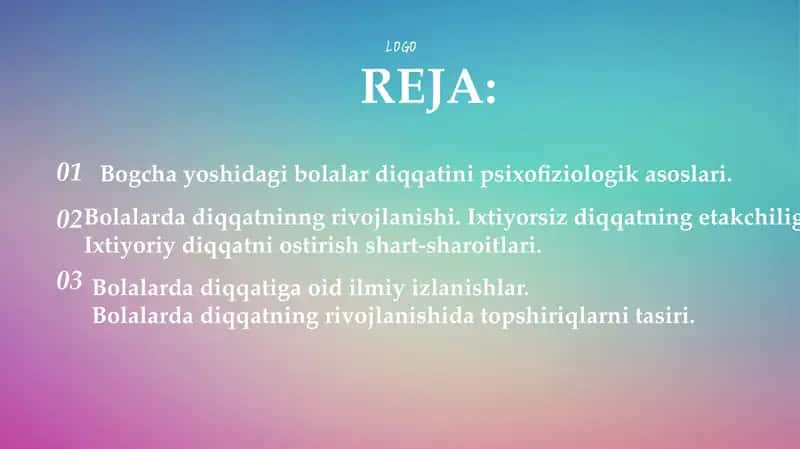 Maktabgacha yoshdagi bolalar diqqatining rivojlanishi 2