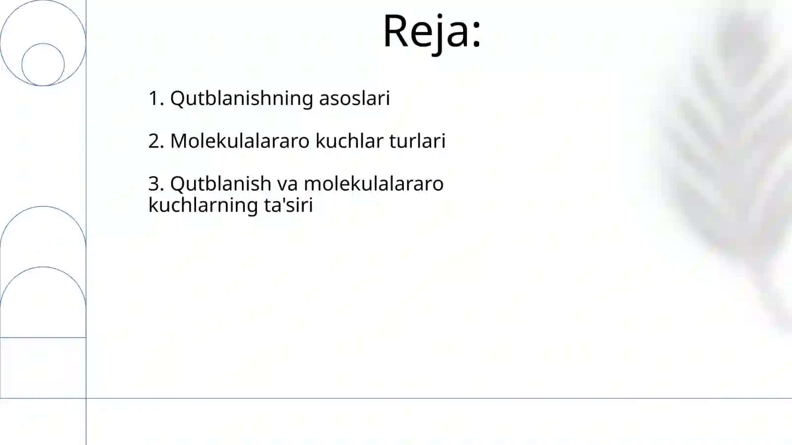 Qutblanish va molekulalararo kuchlar 2