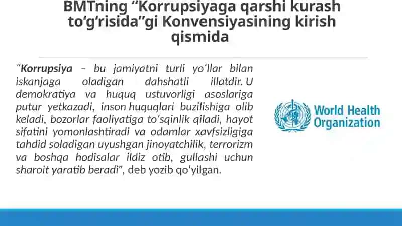 Korrupsiyaning mohiyati, oqibatlari va unga qarshi kurash mexanizmlari 2