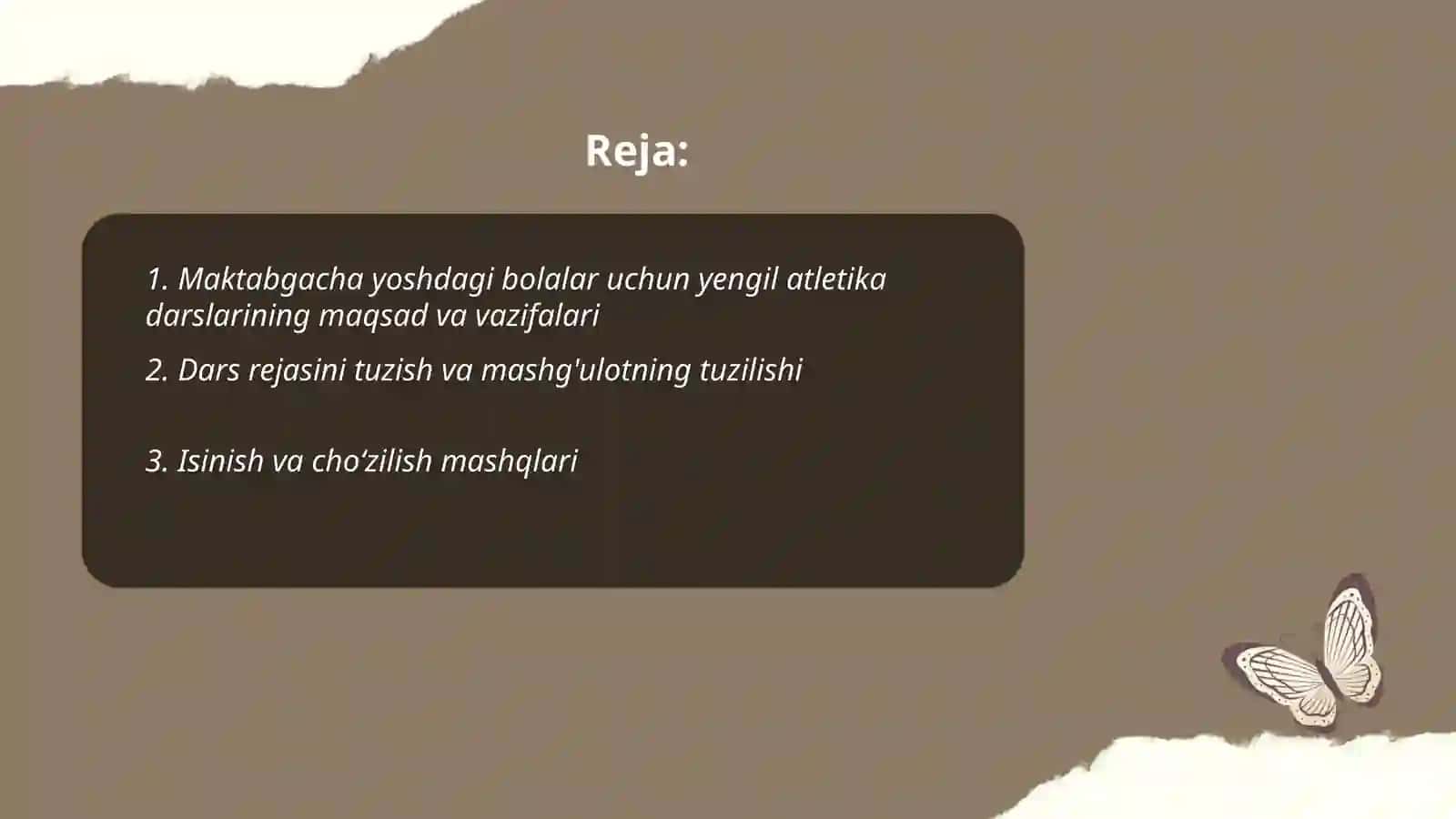 Maktabgacha yoshdagi bolalarga yengil atletika mashqlarni o'rgatish 2