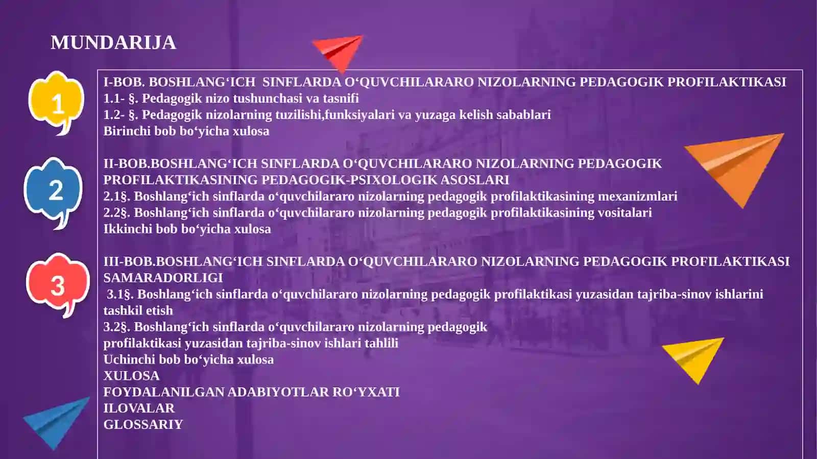 BOSHLANG‘ICH SINFLARDA O‘QUVCHILARARO NIZOLARNING PEDAGOGIK PROFILAKTIKASI 2