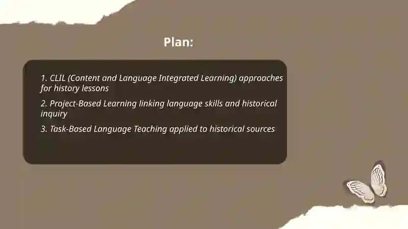 Methody of Integrating Language and History Lessons 2