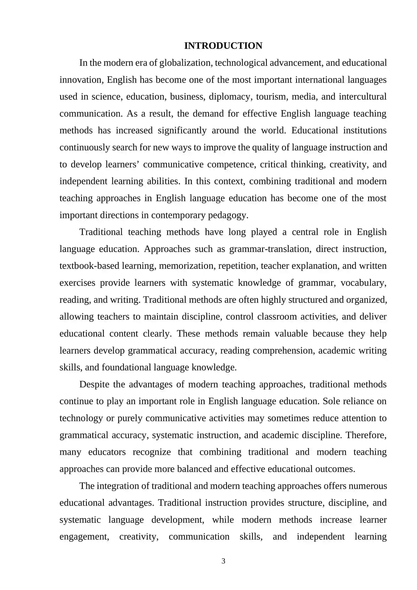 Developing Instructional Materials that Combine Traditional and Modern Teaching Approaches in English 2