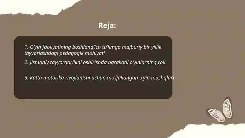 Bolalarni boshlangʻich taʼlimga majburiy bir yillik tayyorlashda oʻyin faoliyatining mohiyati 2
