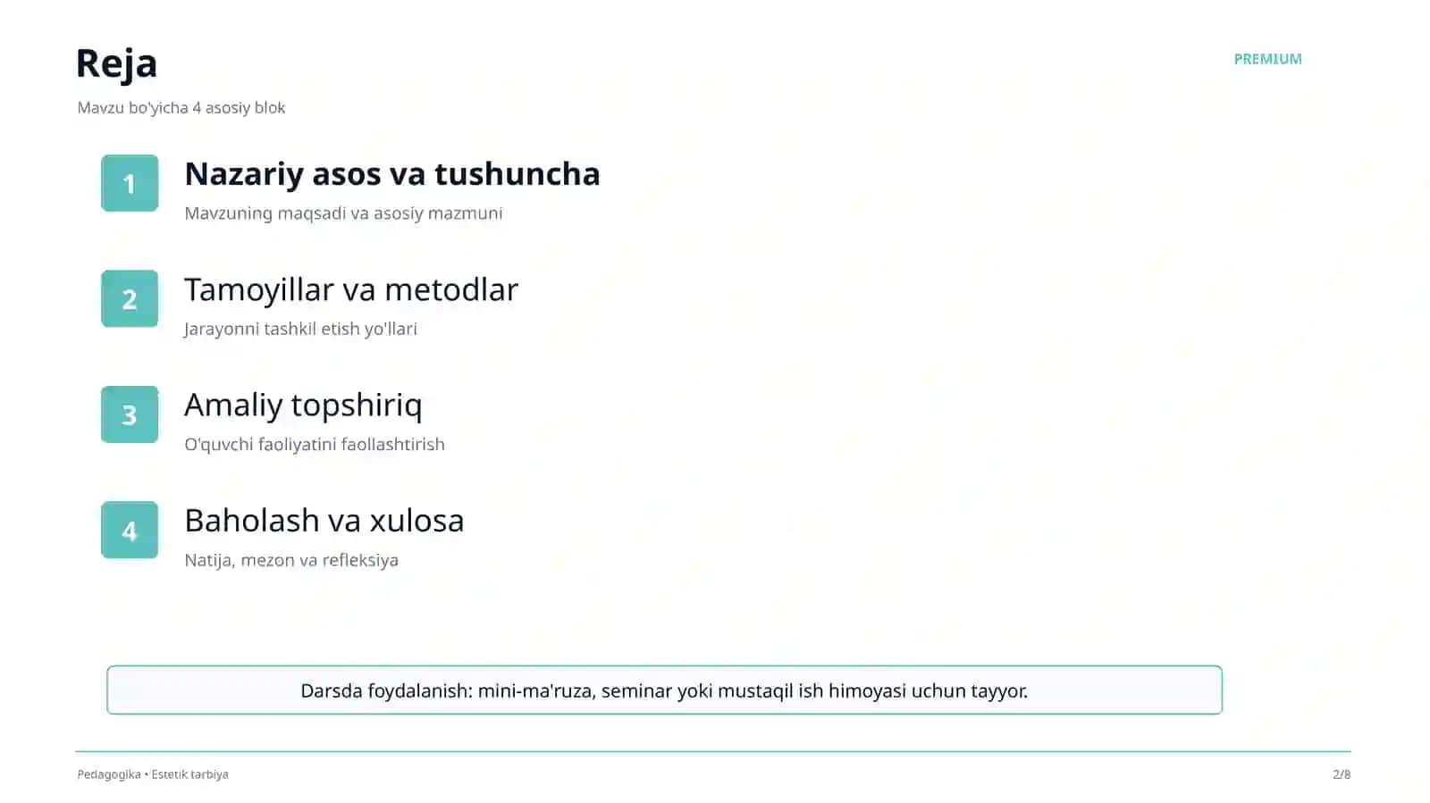 Estetik tarbiya 2