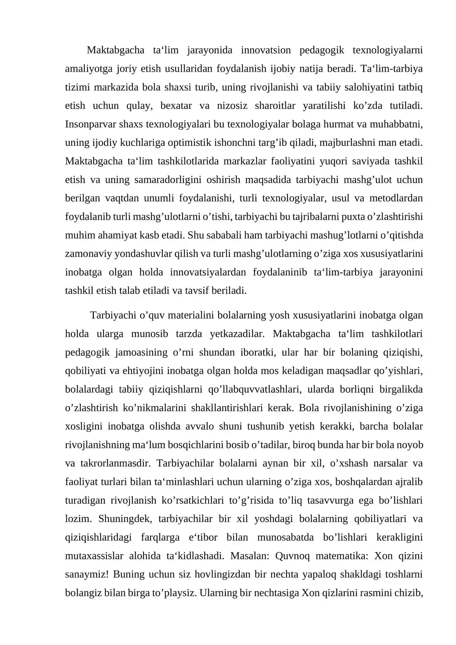 Zamonaviy maktabgacha ta‘lim tashkilotlari 2