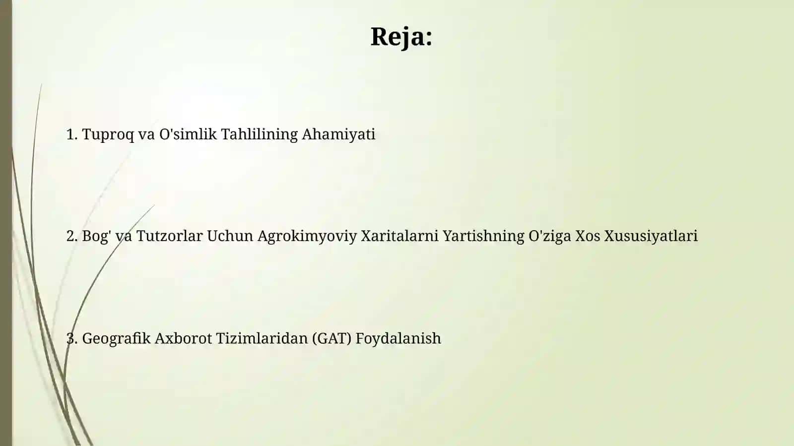 Geografik axborot tizimlaridan (GAZ) foydalanish 2