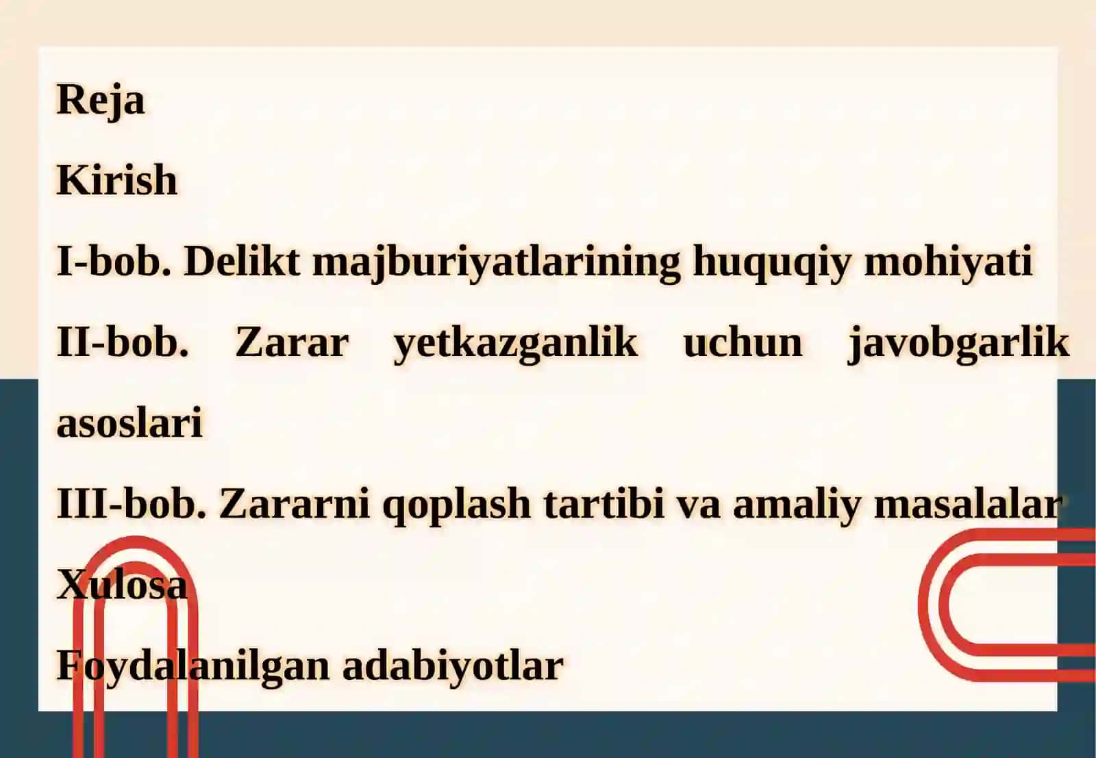 Majburiyatlar(deliktmajburiyatlari)tushunchasi 2