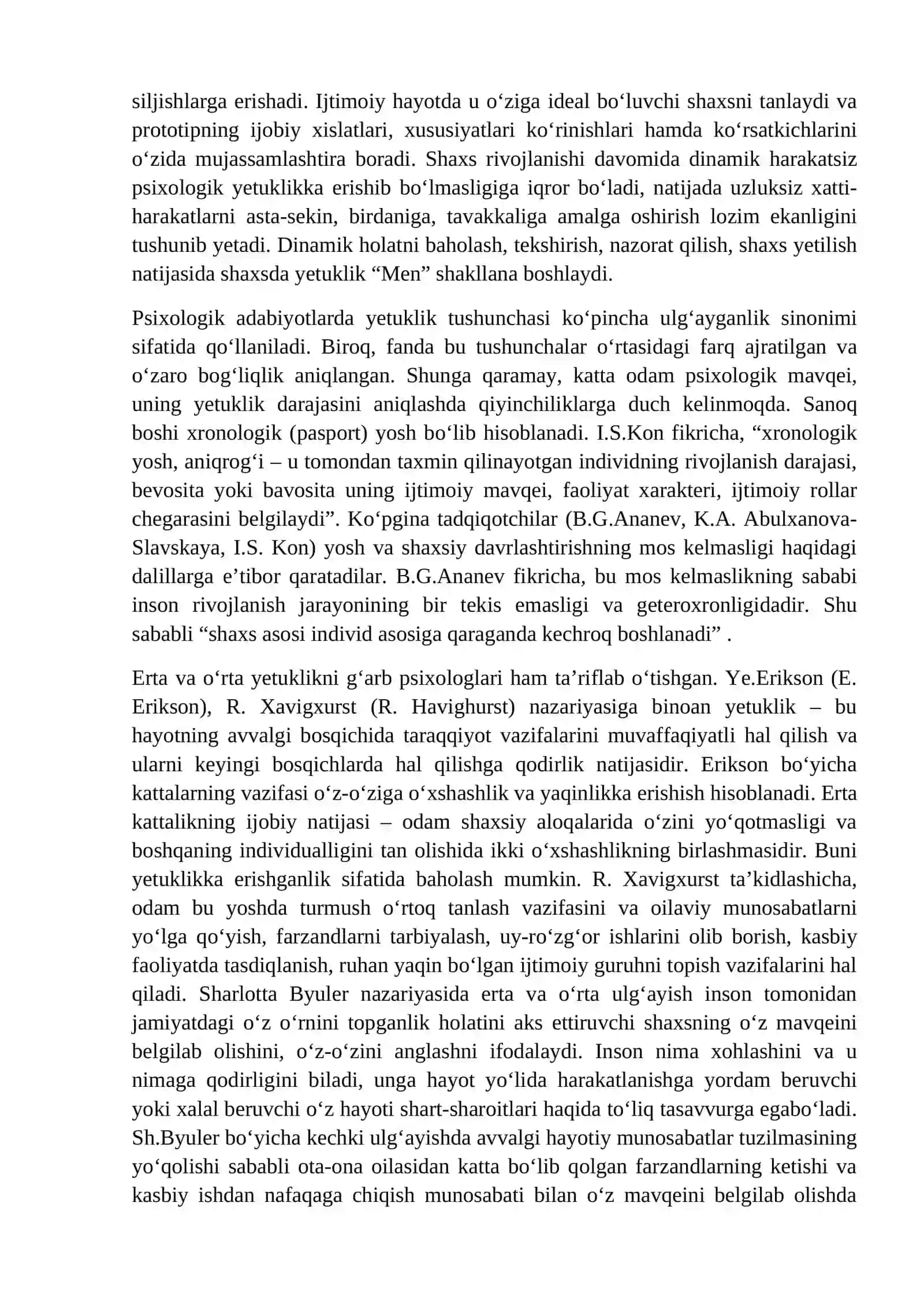 Yetuklik va keksalik davrining psixologik xususiyatlari 2