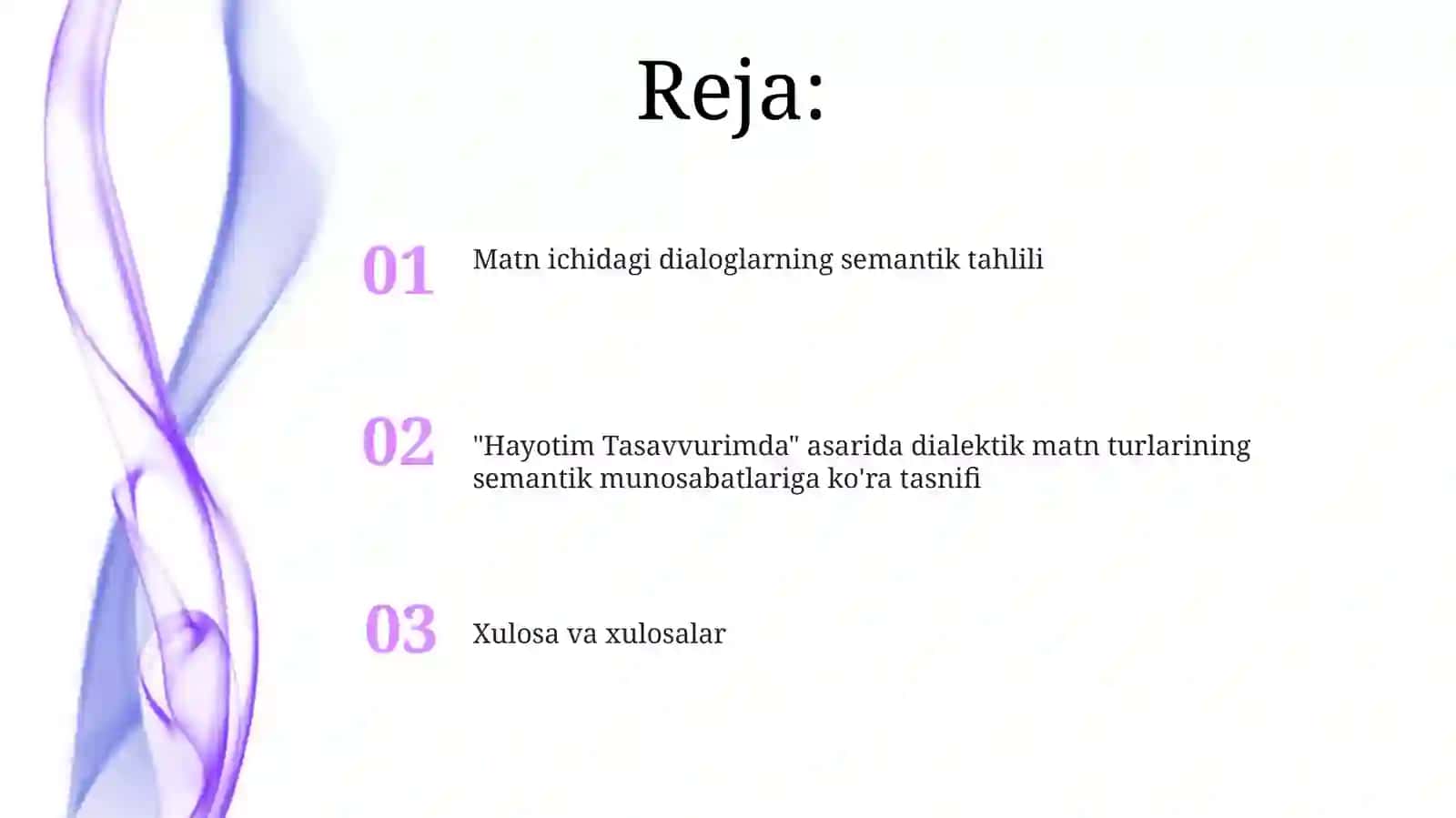 "Hayotim Tasavvurimda" asarida dialektik matn turlarining semantik munosabatlariga ko'ra tasnifi 2